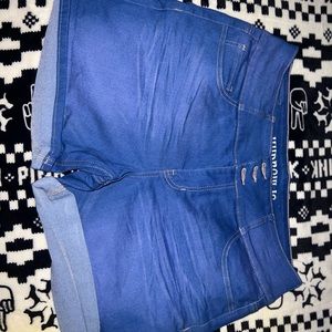 Denim shorts
